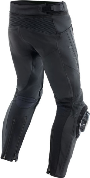 Pantaloni Moto Piele Delta 4 S/T Black/Black 25