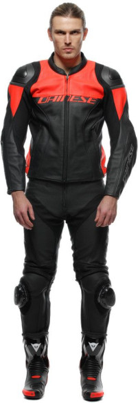 Pantaloni Moto Piele Delta 4 Perf. Black/Black 25