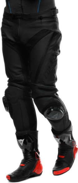 Pantaloni Moto Piele Delta 4 Perf. Black/Black 25
