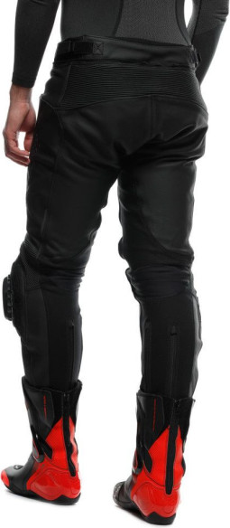 Pantaloni Moto Piele Delta 4 Perf. Black/Black 25