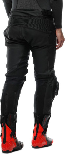 Pantaloni Moto Piele Delta 4 Perf. Black/Black 25