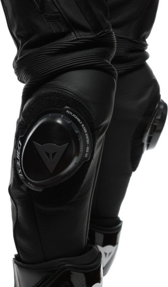 Pantaloni Moto Piele Delta 4 Perf. Black/Black 25