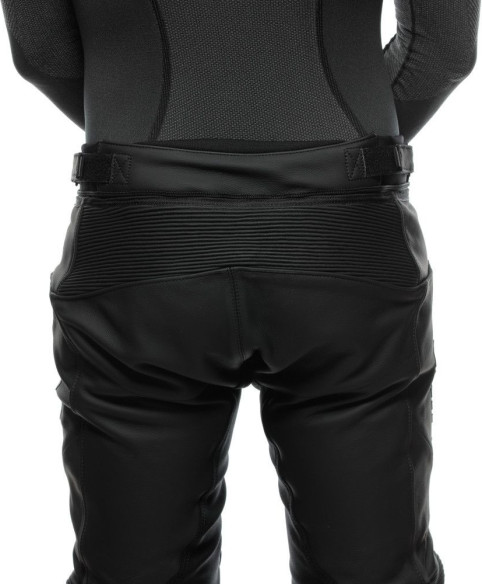 Pantaloni Moto Piele Delta 4 Perf. Black/Black 25