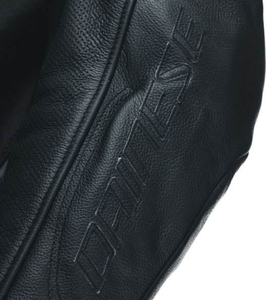 Geaca Moto Piele Racing 4 Perf. Black/Black/Black 23