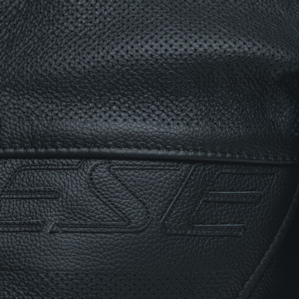 Geaca Moto Piele Racing 4 Perf. Black/Black/Black 23