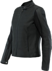 Geaca Moto Piele Dama Razon 2 Perf. Black 25