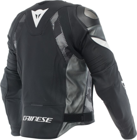Geaca Moto Piele Avro 5 Black/White/Anthracite 25