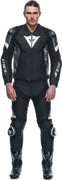 Geaca Moto Piele Avro 5 Black/White/Anthracite 25