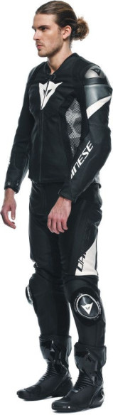 Geaca Moto Piele Avro 5 Black/White/Anthracite 25