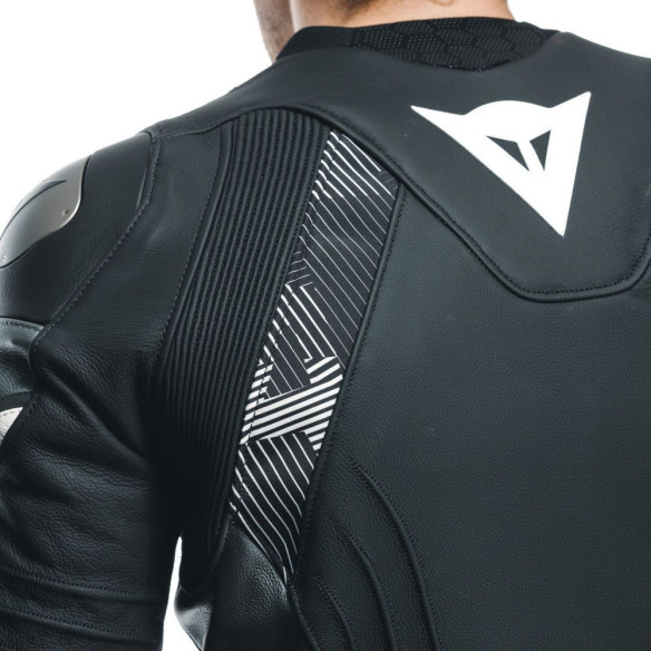 Geaca Moto Piele Avro 5 Black/White/Anthracite 25
