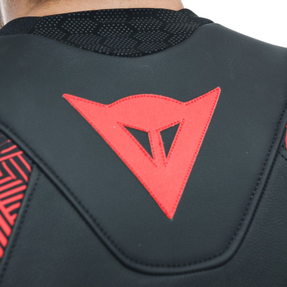 Geaca Moto Piele Avro 5 Black/Red-Lava/White 25