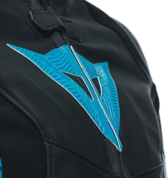 Geaca Moto Piele Dama Avro 5 Black/Teal/Anthracite 25