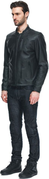 Geaca Moto Piele Fulcro Black 25