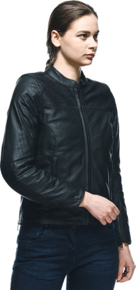 Geaca Moto Piele Dama Itinere Black 25