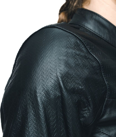 Geaca Moto Piele Dama Itinere Black 25