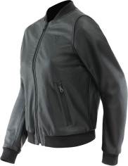 Geaca Moto Piele Dama Accento Perf. Black 25