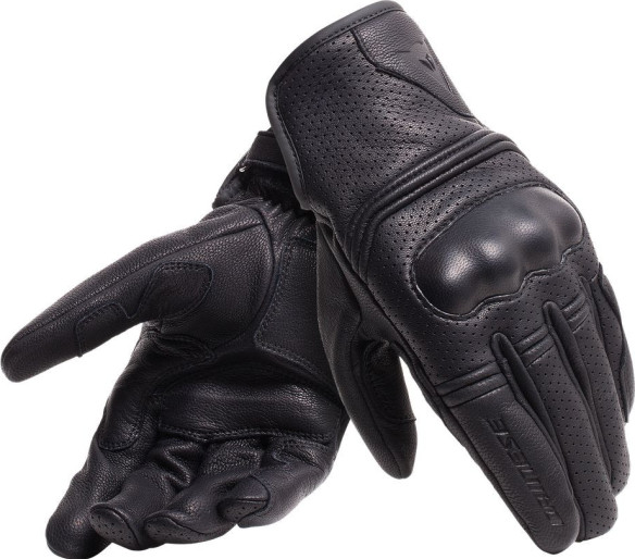 Manusi Moto Piele Corbin Air Black