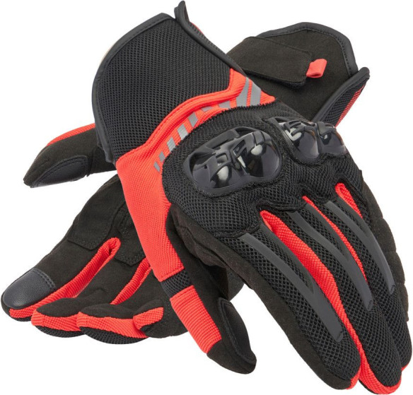 Manusi Moto Textile Mig Air 3 Tex Black/Red/Lava