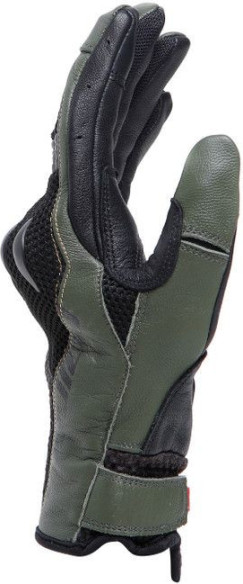 Manusi Moto Piele Karakum Ergo/Tek Black/Army/Green