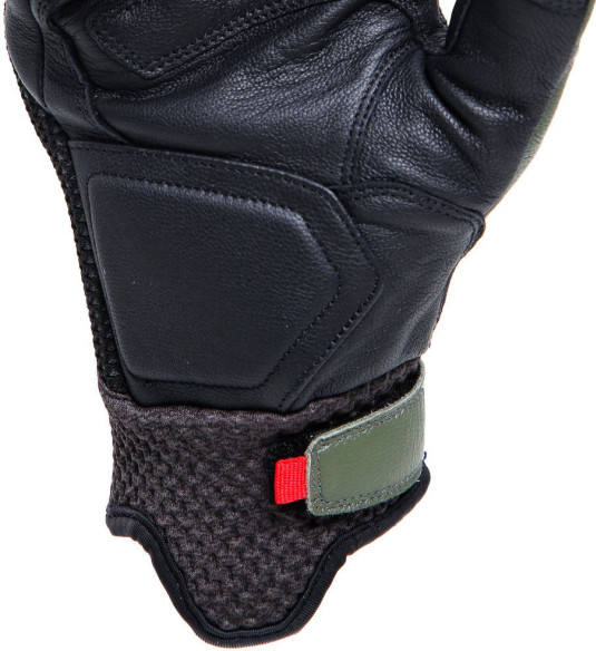 Manusi Moto Piele Karakum Ergo/Tek Black/Army/Green
