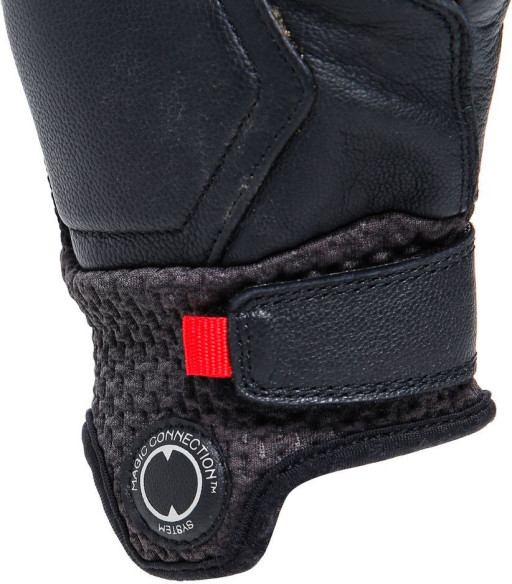 Manusi Moto Piele Karakum Ergo/Tek Magic Connnection Black/Black