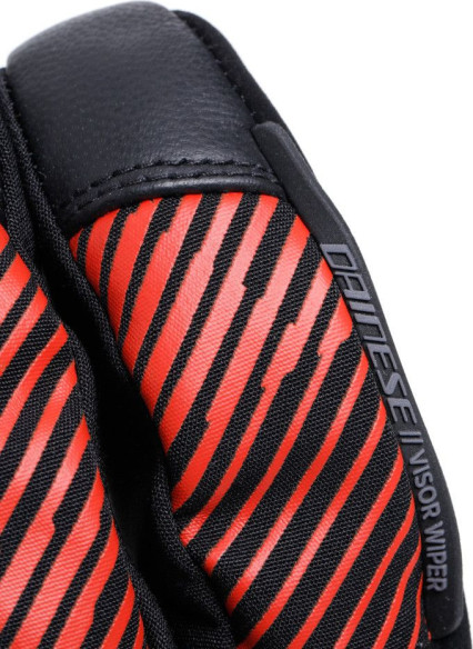 Manusi Moto Textile Fulmine D/Dry Black/Black/Red