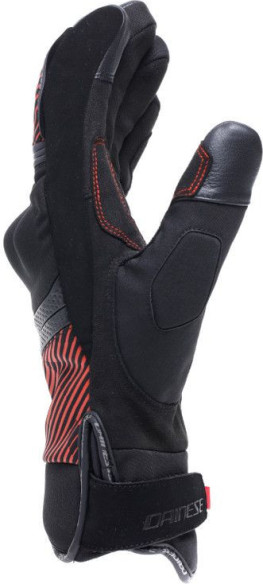 Manusi Moto Textile Fulmine D/Dry Black/Black/Red