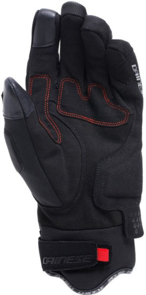 Manusi Moto Textile Fulmine D/Dry Black/Black/Red