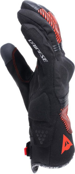 Manusi Moto Textile Fulmine D/Dry Black/Black/Red