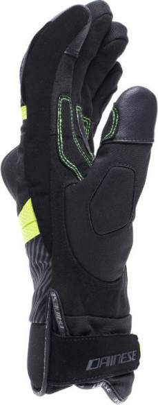 Manusi Moto Textile Fulmine D/Dry Black/Yellow Fluo/Dark Grey