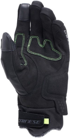 Manusi Moto Textile Fulmine D/Dry Black/Yellow Fluo/Dark Grey