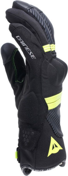 Manusi Moto Textile Fulmine D/Dry Black/Yellow Fluo/Dark Grey