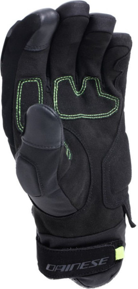 Manusi Moto Textile Fulmine D/Dry Black/Yellow Fluo/Dark Grey