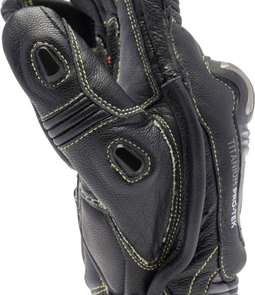 Manusi Moto Piele Full Metal 7 Black/Black