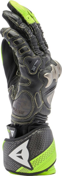 Manusi Moto Piele Full Metal 7 Black/Yellow/Fluo