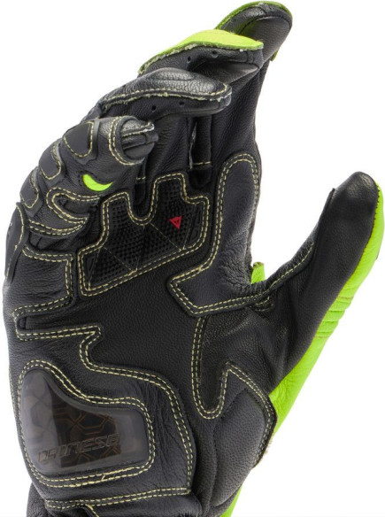 Manusi Moto Piele Full Metal 7 Black/Yellow/Fluo