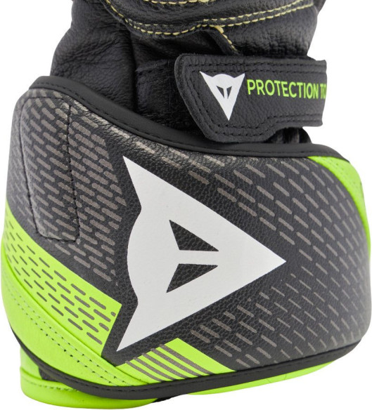 Manusi Moto Piele Full Metal 7 Black/Yellow/Fluo