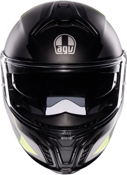 Casca Moto Flip/Up Tourmodular E2206 Multi Mplk Perception Matt Black/Grey/Yellow Fluo 25