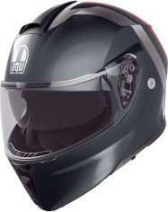 Casca Moto Flip/Up E2206 Mplk Resia Matt Grey/Silver/Red 25