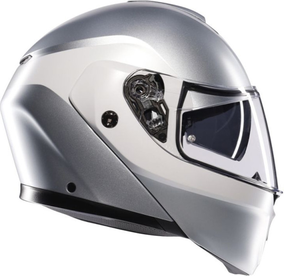 Casca Moto Flip/Up E2206 Mplk Levico Matt Double Light Grey 25