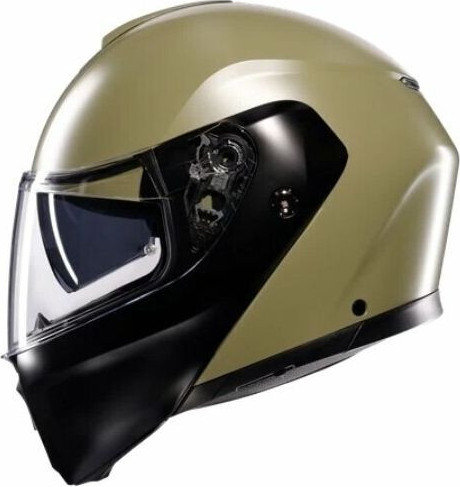Casca Moto Flip/Up E2206 Mplk Mono Matt Pastello Green/Black 25