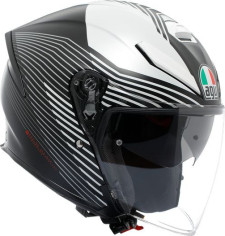 Casca Moto Open Face/Jet K5 Jet Evo E2206 Control Matt Black/White 25