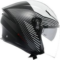 Casca Moto Open Face/Jet K5 Jet Evo E2206 Control Matt Black/White 25