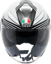 Casca Moto Open Face/Jet K5 Jet Evo E2206 Control Matt Black/White 25