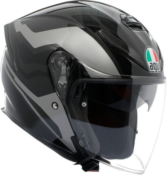 Casca Moto Open Face/Jet K5 Jet Evo E2206 Tune Grey/Black 25