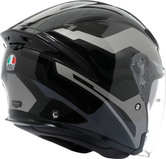 Casca Moto Open Face/Jet K5 Jet Evo E2206 Tune Grey/Black 25