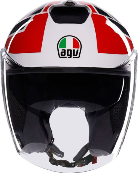 Casca Moto Open Face/Jet Irides E2206 Tolosa Black/Grey/Red 25