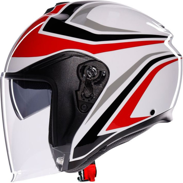 Casca Moto Open Face/Jet Irides E2206 Tolosa Black/Grey/Red 25