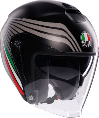 Casca Moto Open Face/Jet Irides E2206 Bologna Matt Black/Tricolore 25