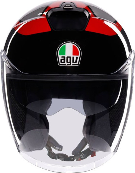Casca Moto Open Face/Jet Irides E2206 Valenza Matt Grey/Black/Red 25